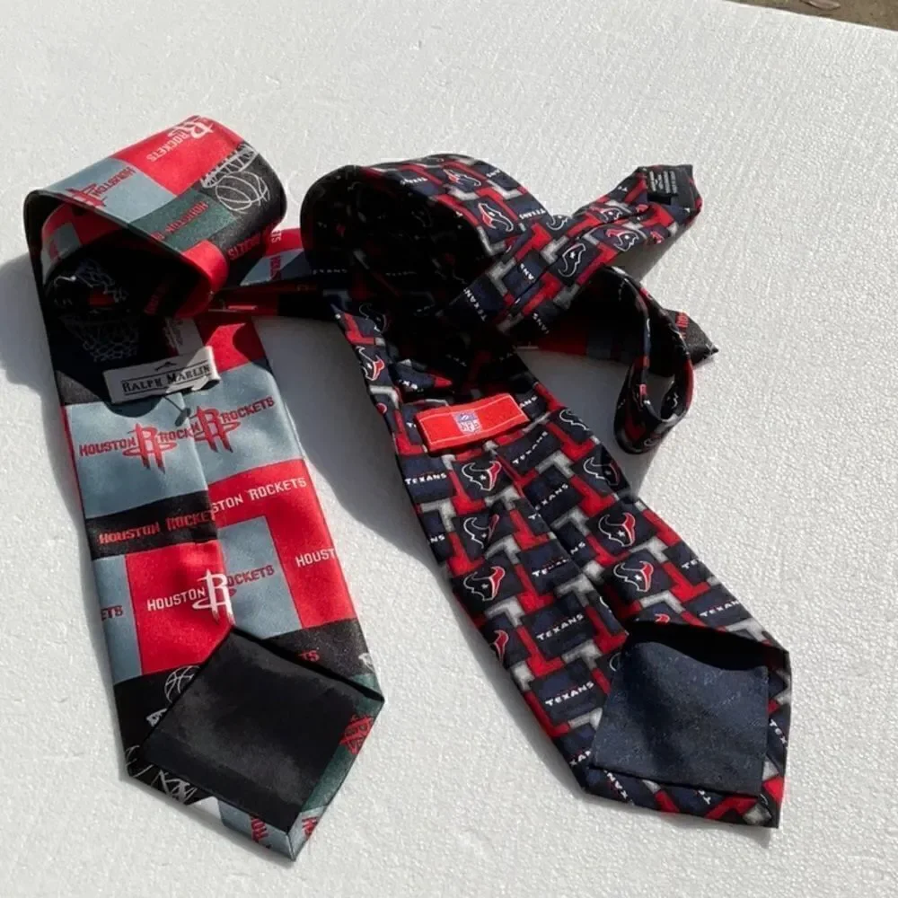 🔥 Take 50% OFF- NFL - Houston Rockets 2set Men’s Neckties, OS